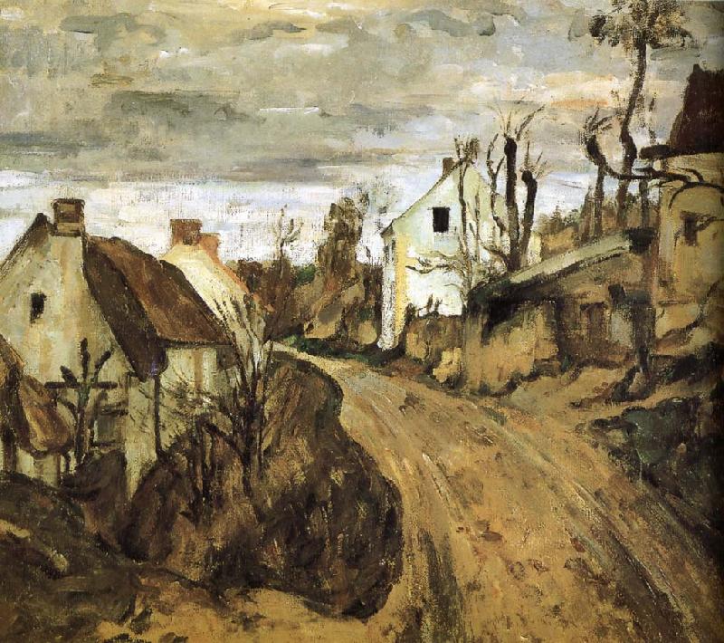 Paul Cezanne Village de sac Norge oil painting art